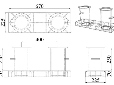 Ship Bollard 3D model