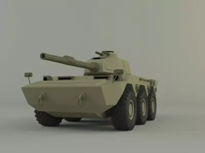 armored vehicle Mk1 3D model