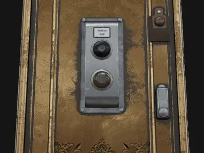 Door Intercom Pack 01 Low-poly 3D model