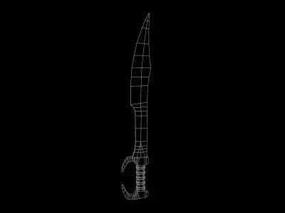 Spartan Sword Low-poly 3D model buy