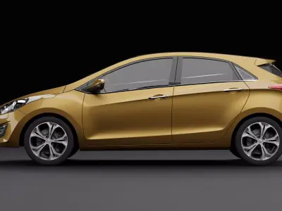 Hyundai i30 Metallic Brown 3D model