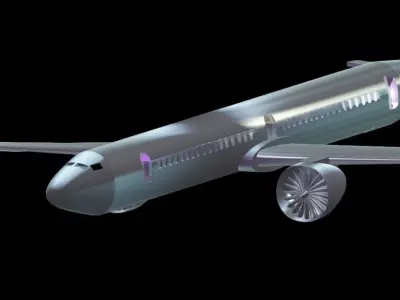 Airplane 3D Model 3D model