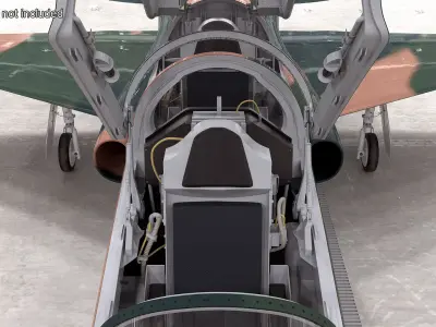  Military T-38 Talon Jet Trainer Camo 