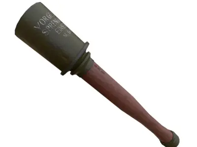 M24 Stick Grenade Low-poly 3D model purchase