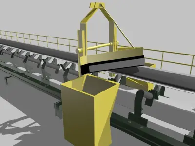 Iron Ore Pelletizing Unit 3D model