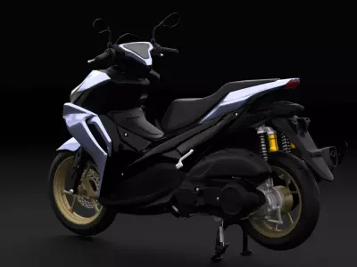 2020 - Yamaha All new Aerox 155 Connected 3D model