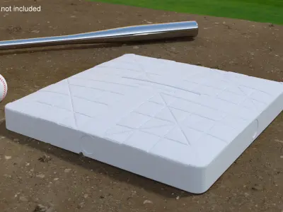 Baseball Base 18inch 3D model