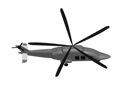 Agusta Westland AW169 3D model purchase