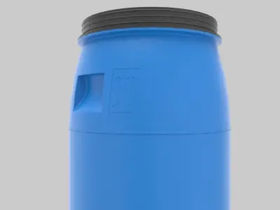 Plastic Drum 3D model