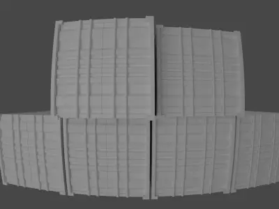 Cargo Container 3D model buy
