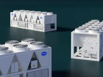 Industrial Air Conditioning Unit 3D model