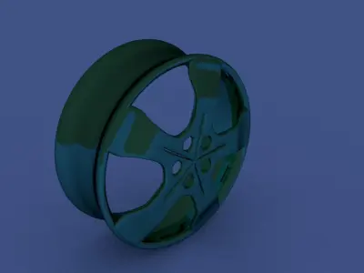 Alloy Wheel Free 3D model Polygon mesh