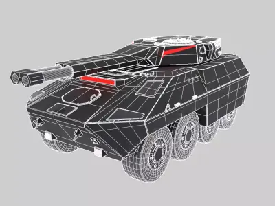 Imperator Bavarium from Just Cause 3 Low-poly 3D model
