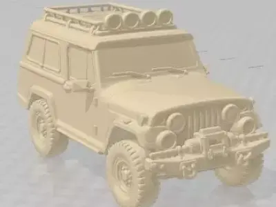 Jeep CJ7 Radical Off Road Printable Car 3D print model