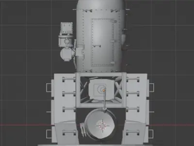 Phalanx CIWS Free 3D model purchase