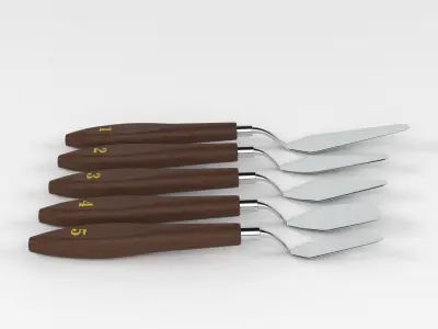 Palette knife 3D model