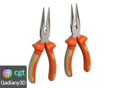 Long Nose Pliers 3D model