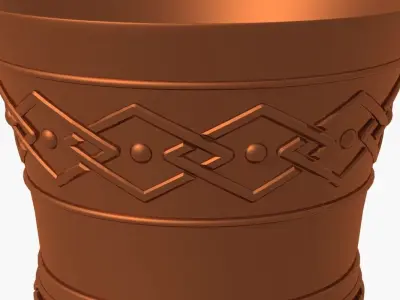 Metal Goblet 3D model buy