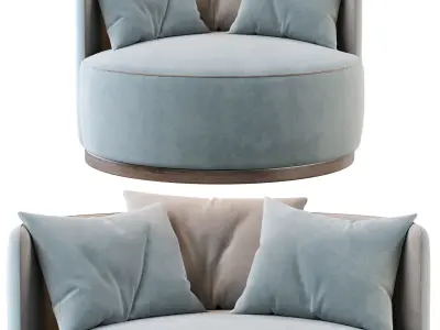 Armchair Mademoiselle 3D model purchase