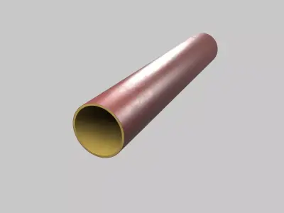 SML cast iron pipes and fittings 3D model