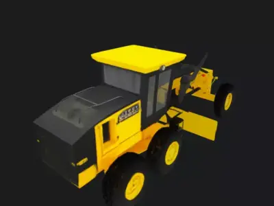 Motor Grader 3D Model 3D model purchase