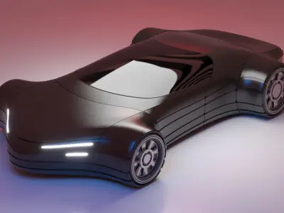 Future Car 23 3D model