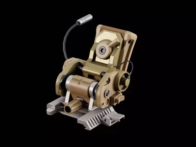 GSGM mount Low-poly 3D model