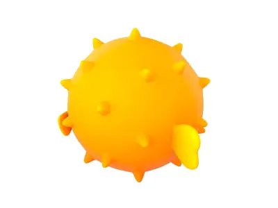 Puffer Fish 3D model purchase
