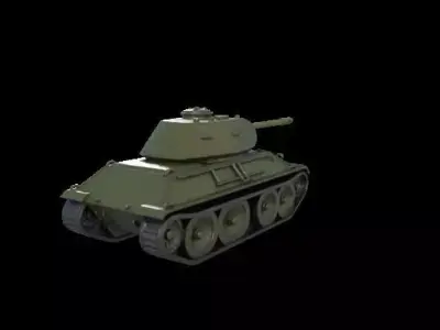 1974 Soviet KV Heavy Tank 3D Model 3D print model