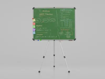 Classroom Greenboards Duo - Customizable Writing Boards 