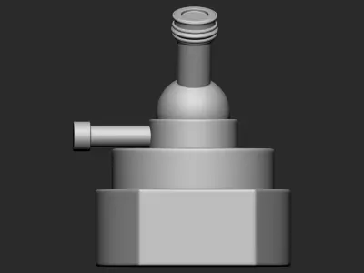 Machine Parts IMM OBJ STL Brush Pack 17 in One 3D model