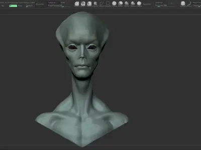 Alien Base 3D model