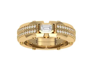 Wedding Ring 3D print model 104
