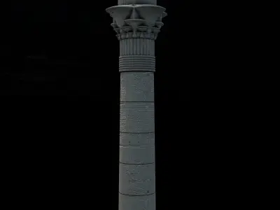 FloweringColumn1 3D model