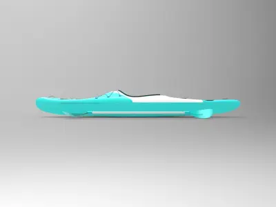Kayak crocodile 3D model