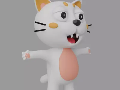 Kitty Free 3D model