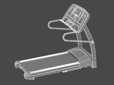 Life Fitness Treadmill F1 Smart 3D model