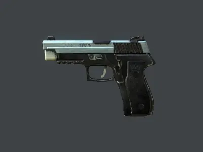 Sig Sauer 226 Handgun Low-poly 3D model