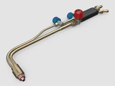 Cutting torch 3D model purchase