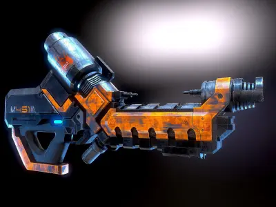 M451Firestorm Mass Effect 3D model