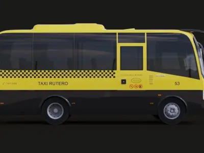 Yutong ZK6737 City Bus 3D model
