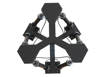 Hexapod Platform 3D model purchase
