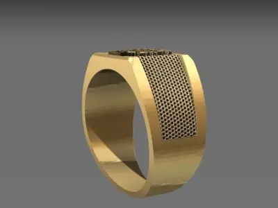 ANILLO DE EJERCITO NACIONAL COLOMBIA  3D model