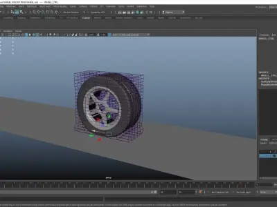 wheel wheight rigg Free 3D model
