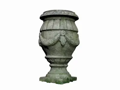Historical Vase Low-poly 3D model