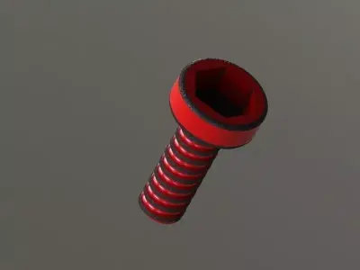 Screw Free 3D model from CGTrader