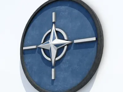 Nato Plate  Low-poly 3D model