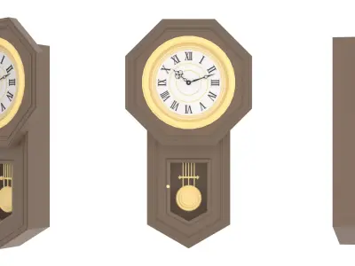 old clock 3D model