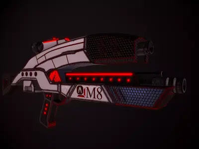 M-8 Avenger  Low-poly 3D model
