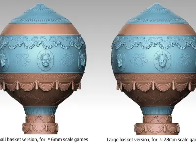 Montgolfier Balloon 3D print model